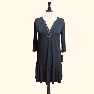AGB Black Baby Doll Dress Size Small NWT